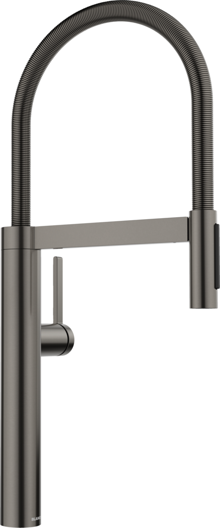 BLANCO Culina-S II semi-pro kitchen mixer tap, satin dark steel (black)