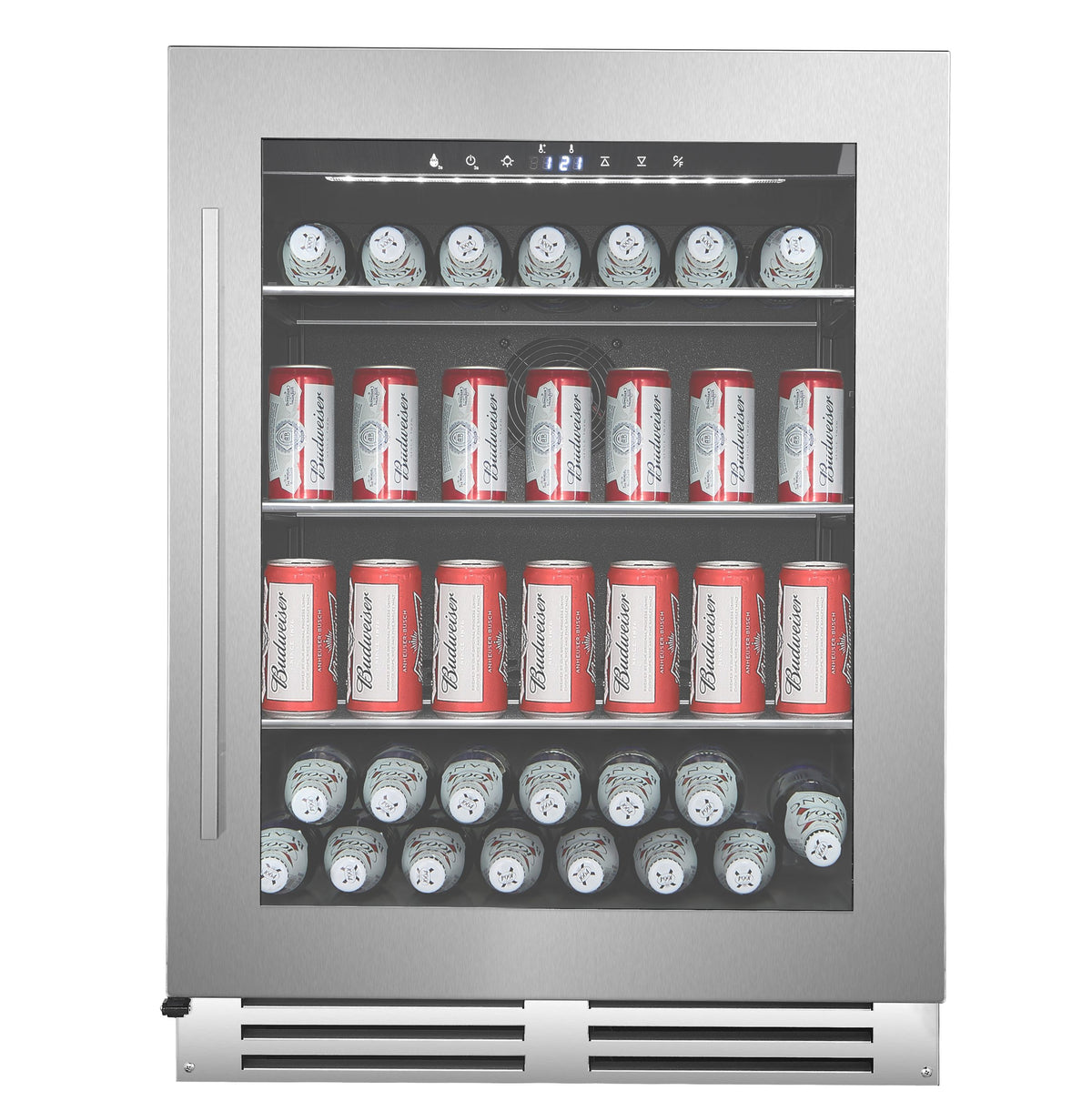 PROHAUS Beverage Cooler Undercounter Stainless