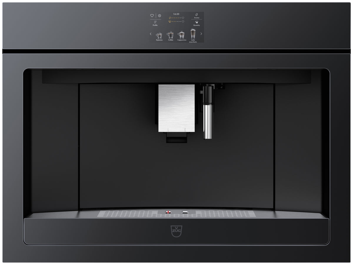 V-ZUG CoffeeCenter Coffee Machine 45cm Black Mirror
