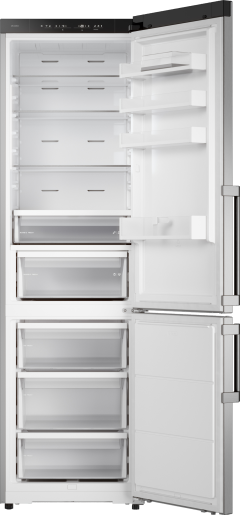 ASKO Freestanding Fridge Freezer 60cm Metallic Grey Series 2