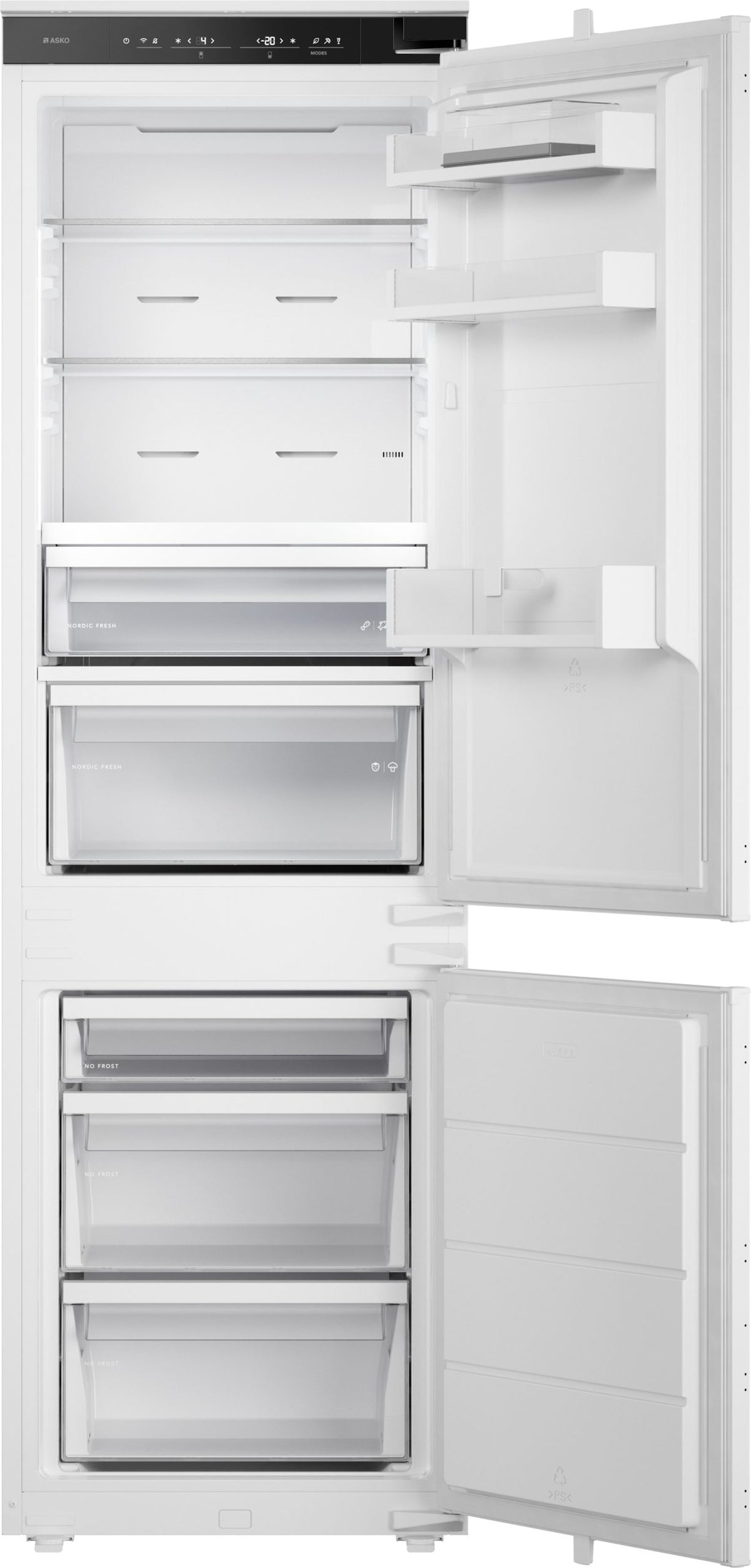 ASKO Fridge Freezer Integrated 60cm