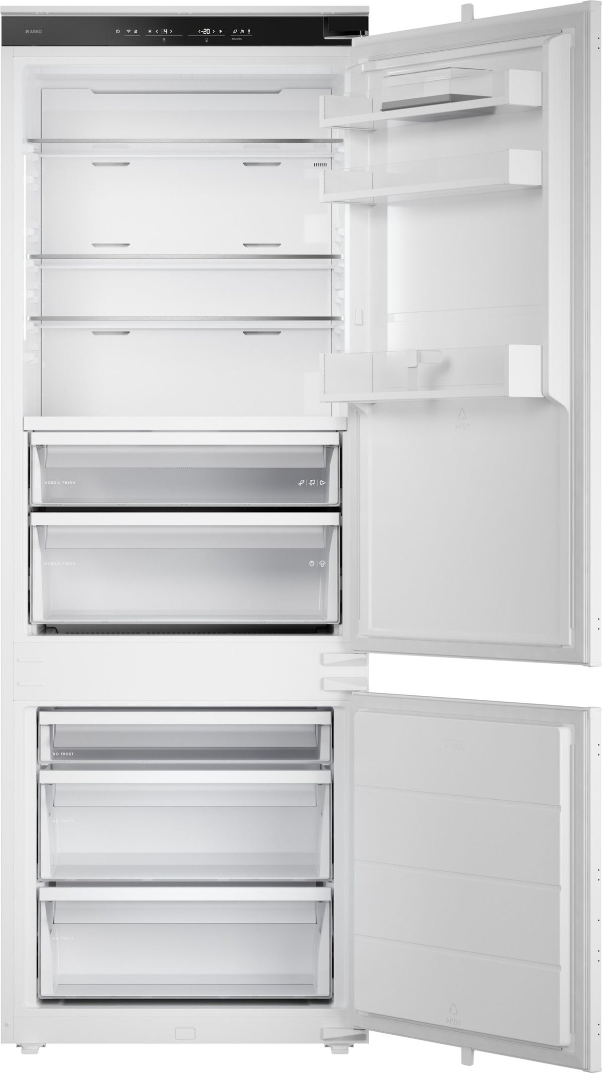 ASKO Built-in Fridge Freezer 70cm Series 2